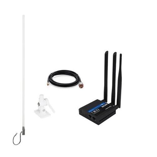 RV/Caravan WIFI Pack 2 w/ Blackhawk Omni 7/10dBi Antenna + Teltonika RUT240