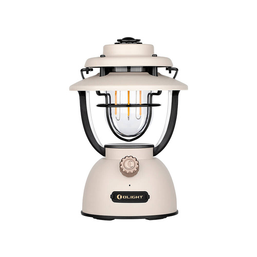 Olight Olantern Classic 2 Pro Rechargeable LED Lantern, Retro Style -Clay Beige