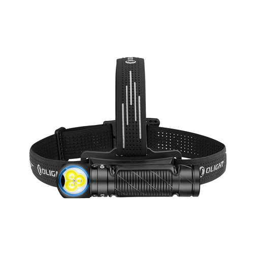 Olight Perun 3 Versatile Led Rechargeable Head Torch from Head to Hand - Black