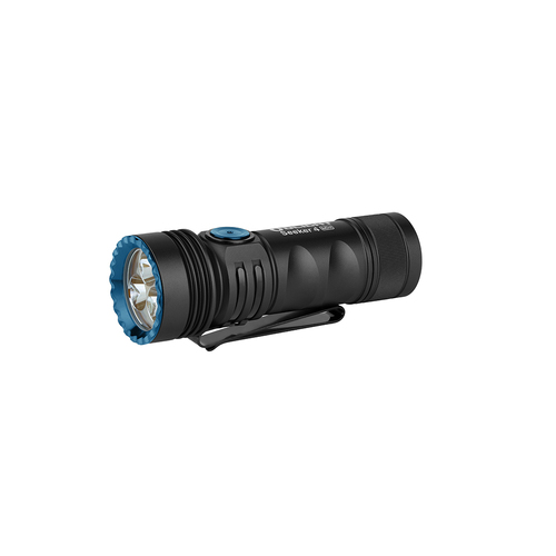 Olight Seeker 4 Mini 1200 Lumens Mini EDC Torch with White & UV Light - Blk