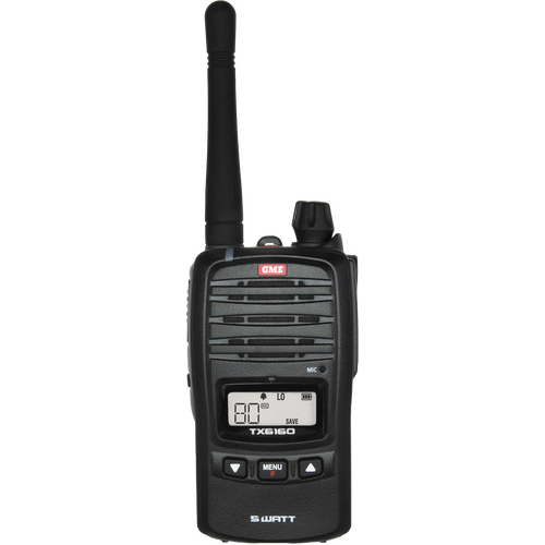 GME TX6160X 5/1 Watt IP67 UHF CB Handheld Radio