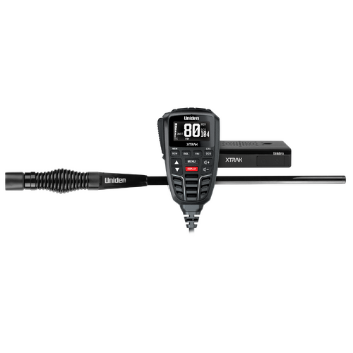 Uniden Smart UHF Radio w/ Large OLED Display & ATX890S Antenna Adventure Pack