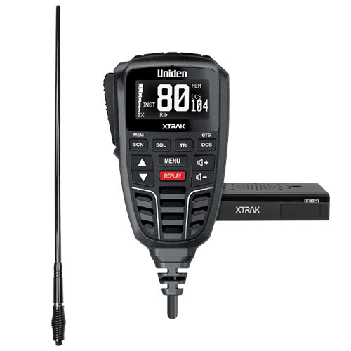 Uniden XTRAK 80 + AT890BK 6.6dBi Antenna Combo